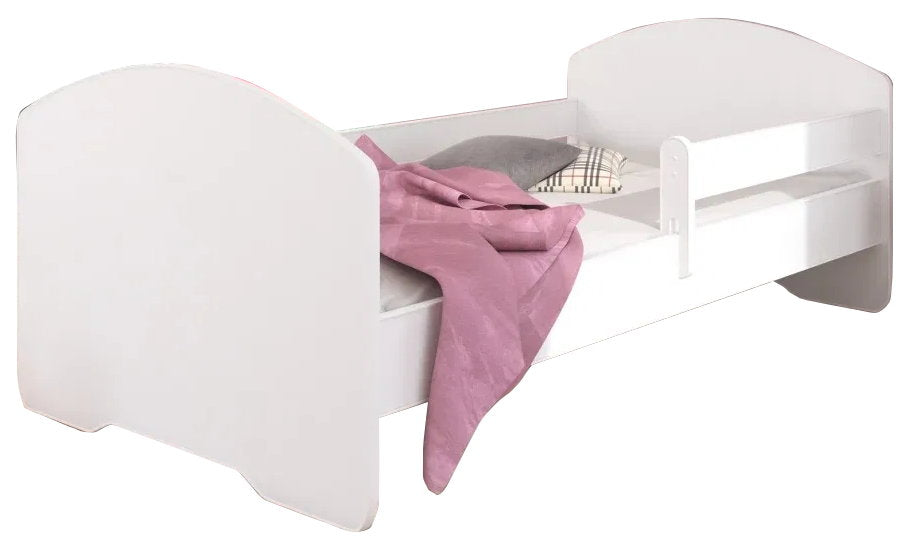 Παιδικό Κρεβάτι Belossi I-Λευκό-160 x 80-Με προστατευτικό