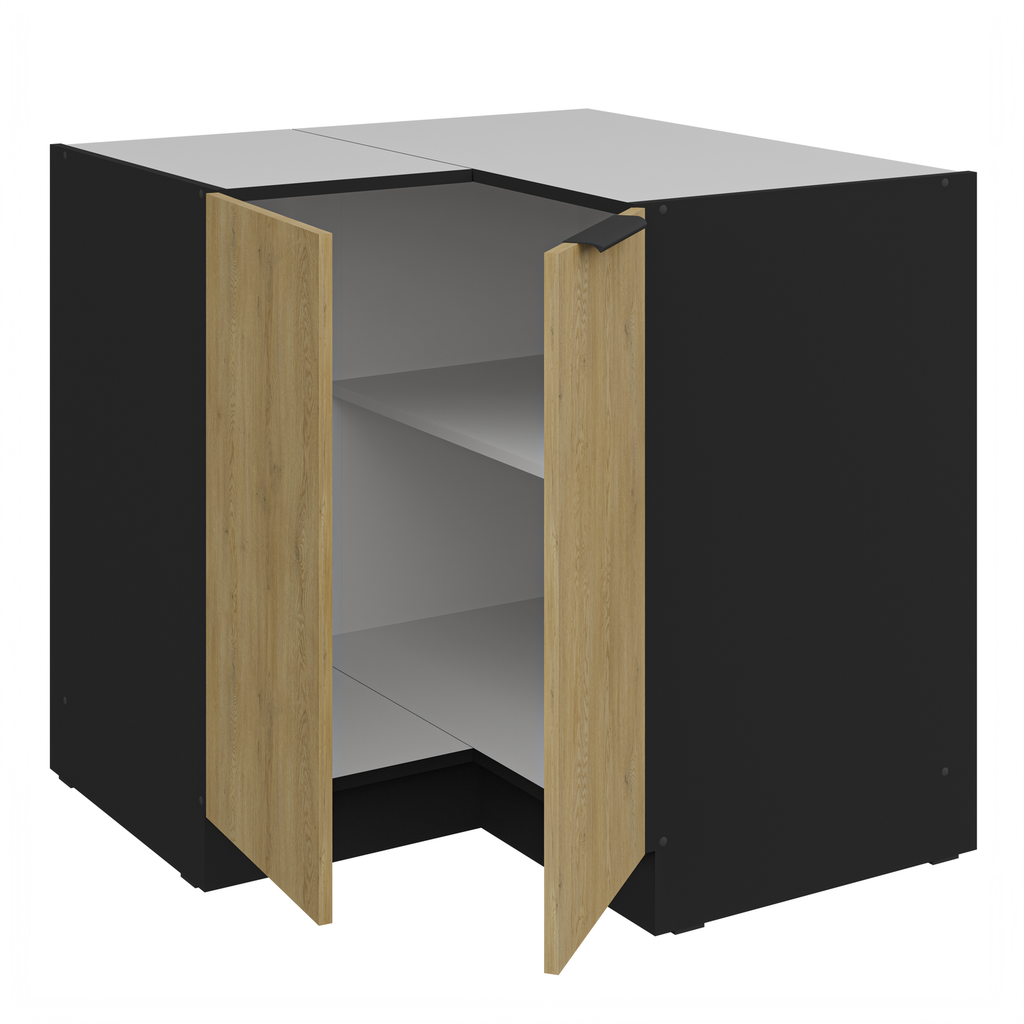 Επιδαπέδιο ντουλάπι γωνιακό Monar 90x90 DN 2F BB