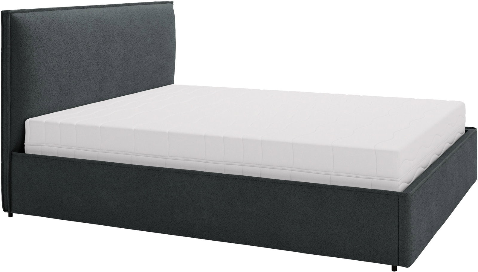Επενδυμένο Κρεβάτι Bianco Grant-Ανθρακί-160 x 200