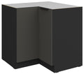 Επιδαπέδιο ντουλάπι γωνιακό Arianna 90x90 DN 2F BB-Γκρι