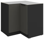 Επιδαπέδιο ντουλάπι γωνιακό Arianna 90x90 DN 2F BB-Γκρι