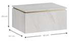 Πάγκος Dalmo Mini-Λευκό Μάρμαρο