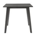 Tραπεζαρία Benson - Orlean σετ 5τμχ rustic grey - ύφασμα γκρι 80x80x75εκ