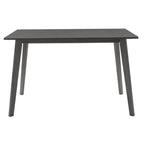 Tραπεζαρία Benson - Orlean σετ 5τμχ rustic grey-ύφασμα γκρι 120x75x75εκ