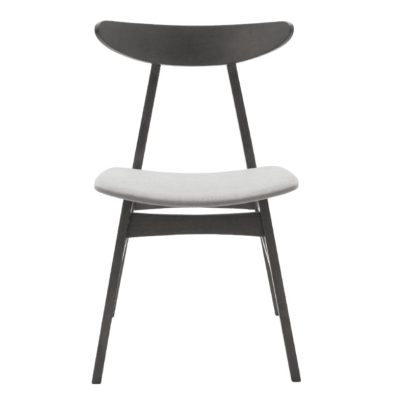 Tραπεζαρία Benson - Orlean σετ 5τμχ rustic grey-ύφασμα γκρι 120x75x75εκ