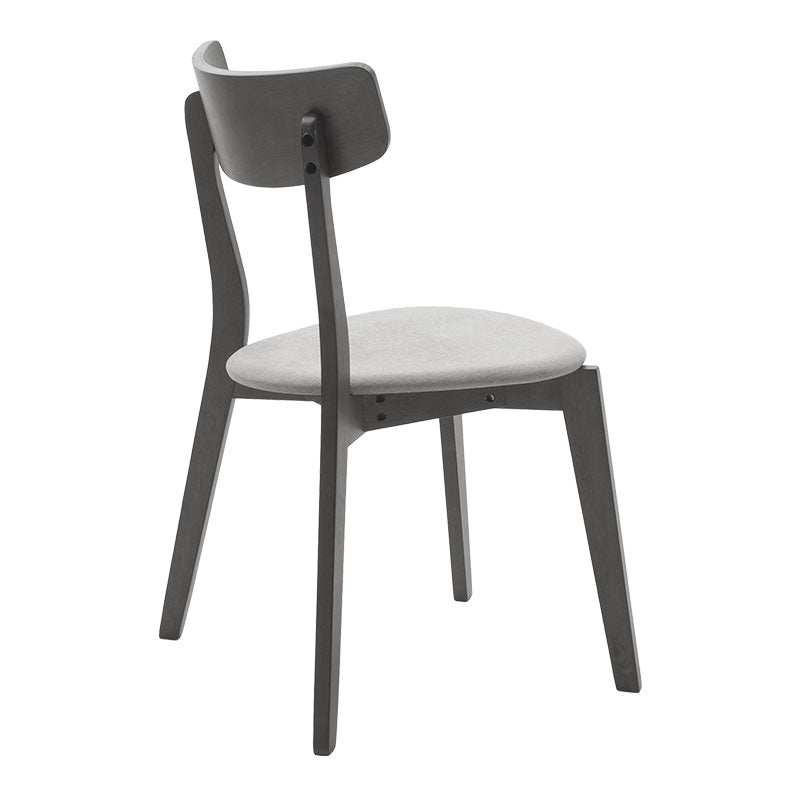 Tραπεζαρία Benson - Toto σετ 5τμχ rustic grey - ύφασμα γκρι 120x75x75εκ