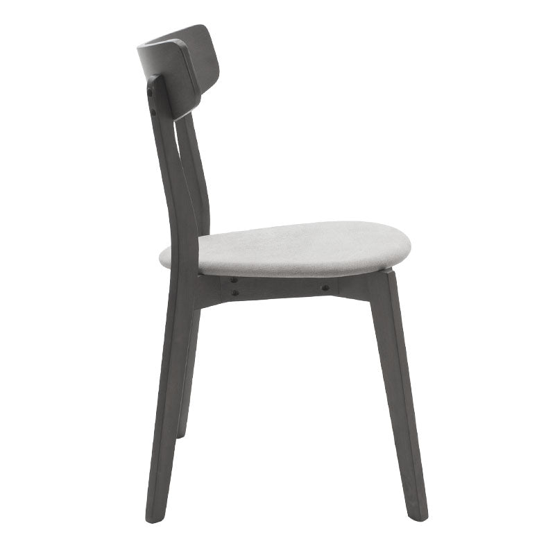 Tραπεζαρία Benson - Toto σετ 5τμχ rustic grey - ύφασμα γκρι 120x75x75εκ