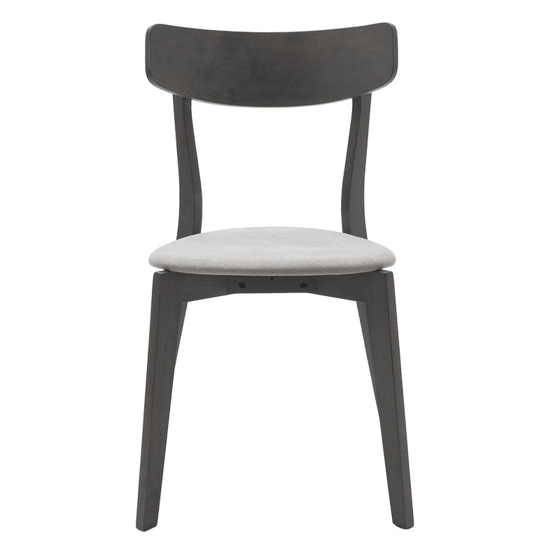 Tραπεζαρία Benson - Toto σετ 5τμχ rustic grey - ύφασμα γκρι 120x75x75εκ