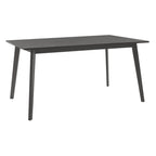 Tραπεζαρία Benson - Orlean σετ 7τμχ rustic grey - ύφασμα γκρι 150x90x75εκ