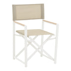 Τραπεζαρία Kliton-Mabu σετ 5τεμ αλουμίνιο σε λευκή απόχρωση 150x80x74εκ