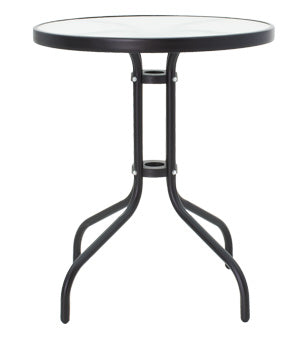 Τραπεζαρία Watson-Chari σετ 3τεμ μέταλλο σε μαύρη απόχρωση