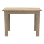 Τραπεζαρία Manka-Parker σετ 5τεμ mdf σε μαύρη-sonoma απόχρωση 110x80x77εκ