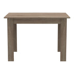 Τραπεζαρία Manka-Parker σετ 5τεμ mdf σε μαύρη-sonoma truffle απόχρωση 110x80x77εκ
