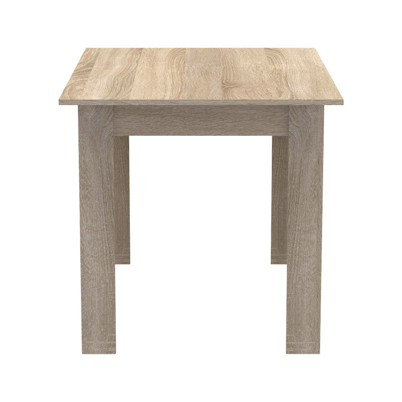 Τραπεζαρία Manka-Gaston σετ 5τεμ σε sonoma-μαύρη απόχρωση 110x80x77εκ