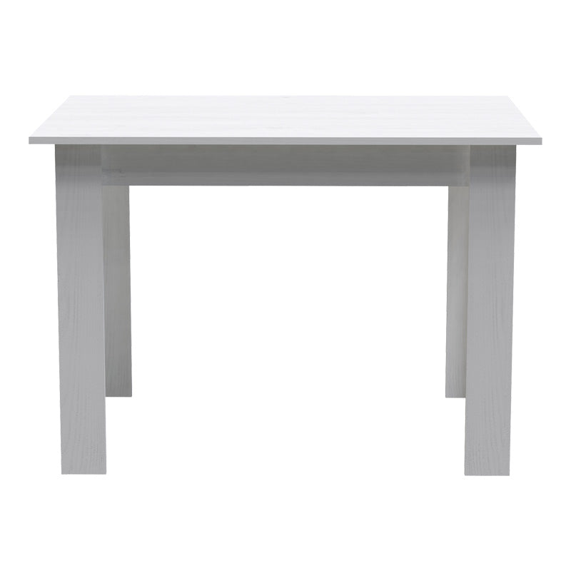 Τραπεζαρία Manka-Ezra σετ 5τεμ σε λευκή απόχρωση 110x80x77εκ