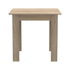 Τραπεζαρία Manka I-Bella σετ 3τεμ σε sonoma απόχρωση 80x80x77εκ