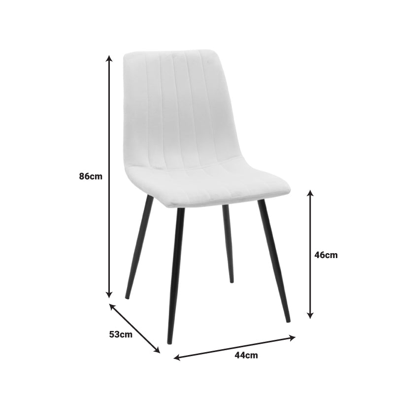 Τραπεζαρία Balou-Noor σετ 5τεμ MDF μαύρο-μπεζ Φ120x73εκ