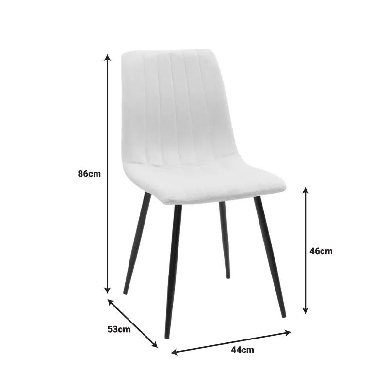Τραπεζαρία Balou-Noor σετ 5τεμ MDF μαύρο-γκρι Φ120x73εκ