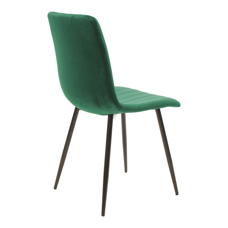 Τραπεζαρία Balou-Noor σετ 5τεμ MDF μαύρο-κυπαρισσι Φ120x73εκ