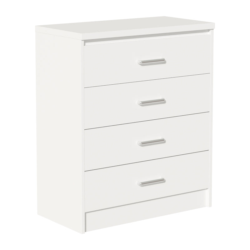 Σετ Κρεβατοκάμαρας Olympus White με Κρεβάτι 140x200εκ Σετ 4τεμ