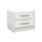 Σετ Κρεβατοκάμαρας Olympus White με Κρεβάτι 140x200εκ Σετ 4τεμ