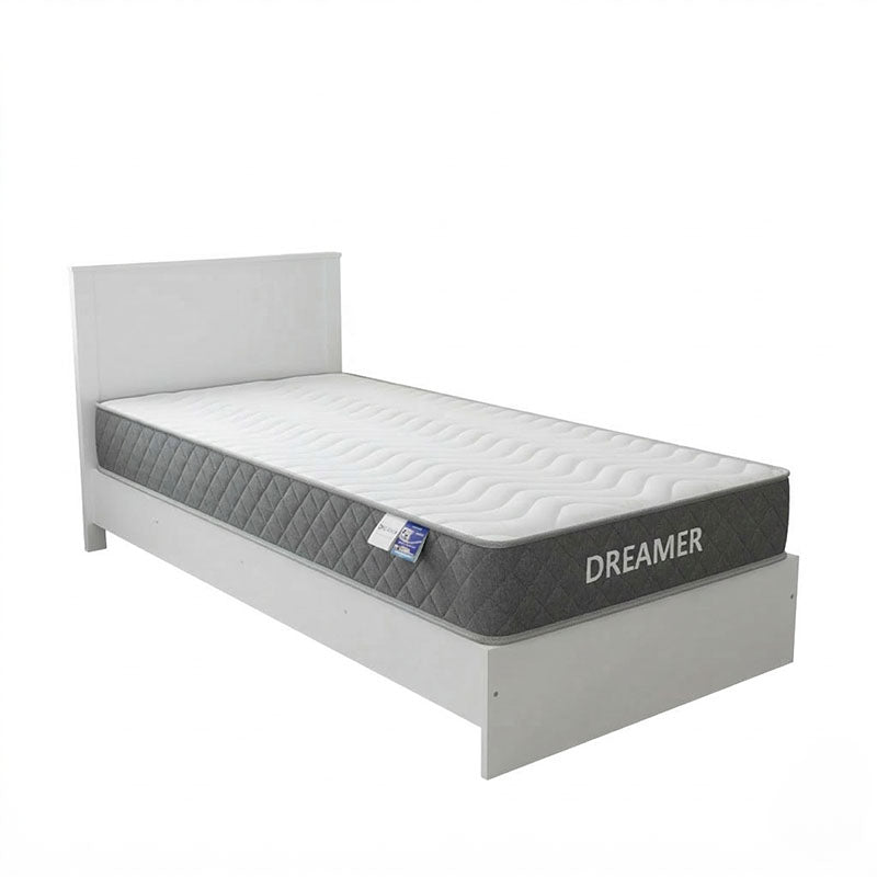 Κρεβάτι με στρώμα Athos-Dreamer λευκό 90x190εκ