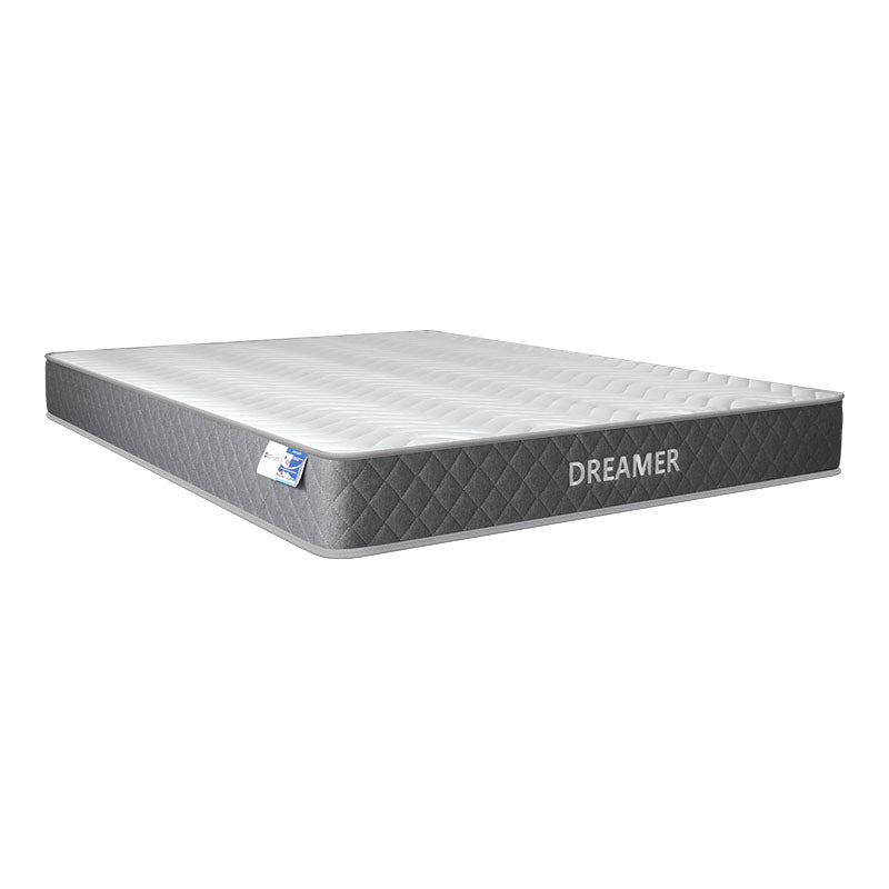 Κρεβάτι με στρώμα Nevil-Dreamer pu λευκό 150x200εκ