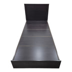 Κρεβάτι με στρώμα Athos Sleepy wenge 90x190εκ
