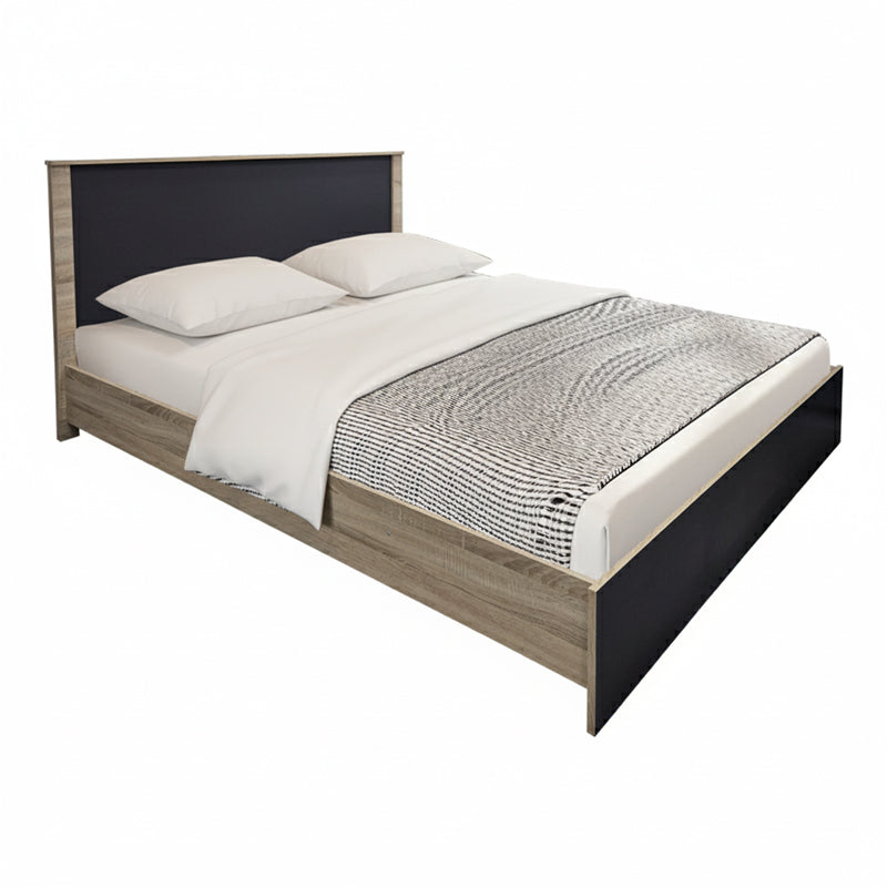 Κρεβάτι με στρώμα Athos Sleepy sonoma ανθρακί 160x200εκ