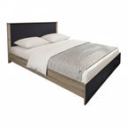 Κρεβάτι με στρώμα Athos Sleepy sonoma ανθρακί 160x200εκ
