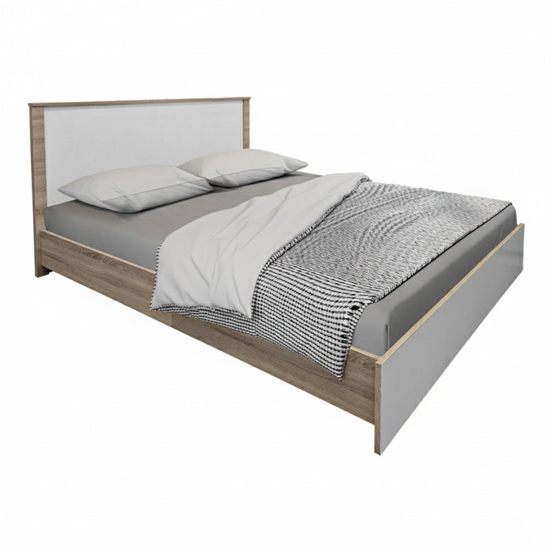 Κρεβάτι με στρώμα Athos Sleepy sonoma λευκό 160x200εκ