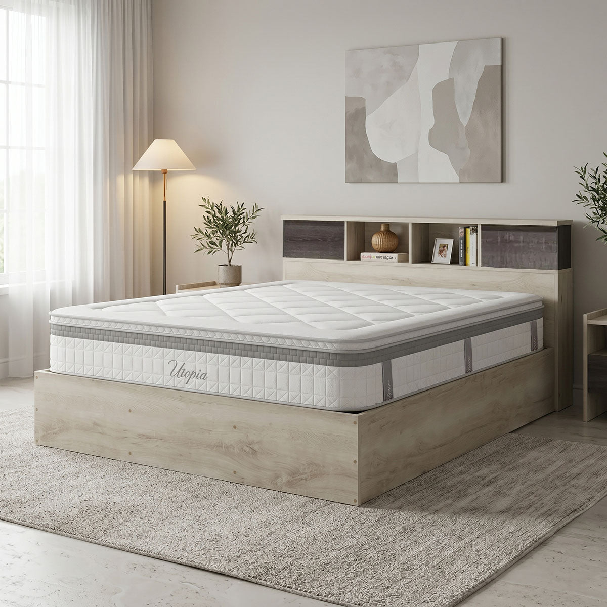 Κρεβάτι με στρώμα Olympus Utopia castillo toro 160x200εκ