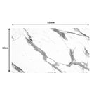 Επιφάνεια τραπεζιού Melody HPL λευκό μαρμάρου 69x120εκ πάχους 12mm
