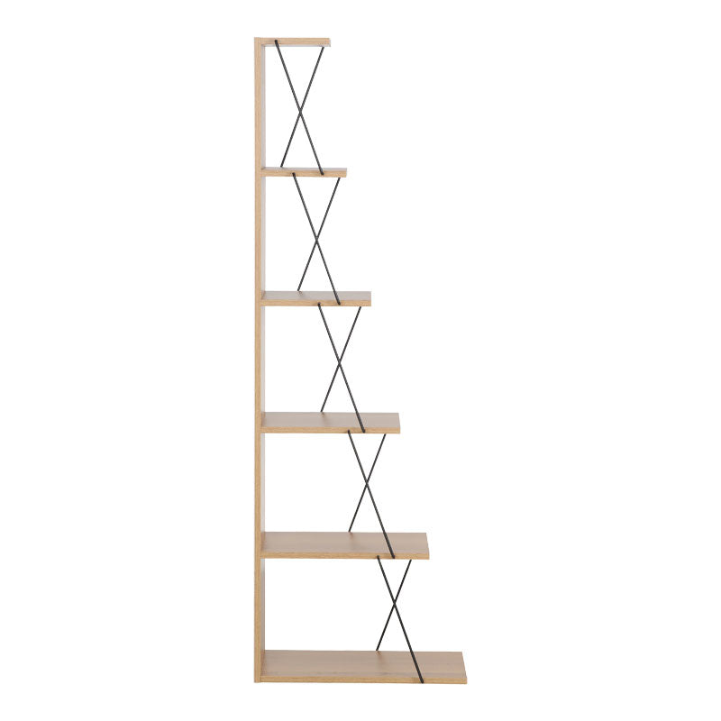 Βιβλιοθήκη mini Tars sonoma-μαύρο 50x22x150εκ