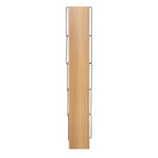 Βιβλιοθήκη mini Tars sonoma-μαύρο 50x22x150εκ