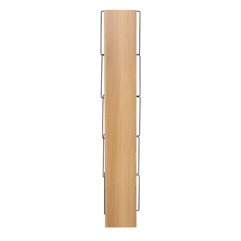 Βιβλιοθήκη mini Tars sonoma-μαύρο 50x22x150εκ