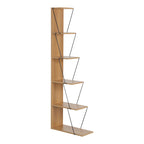 Βιβλιοθήκη mini Tars sonoma-μαύρο 100x22x150εκ