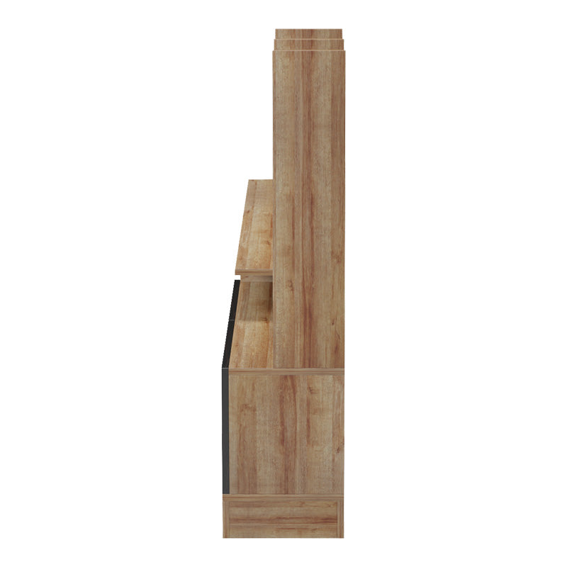 Σύνθετο σαλονιού Seruno oak - μαύρο μαρμάρου 170x25x100εκ