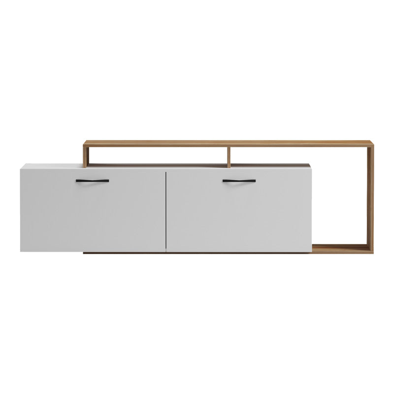 Έπιπλο τηλεόρασης Tobler σε oak- λευκή απόχρωση 170x40x53εκ