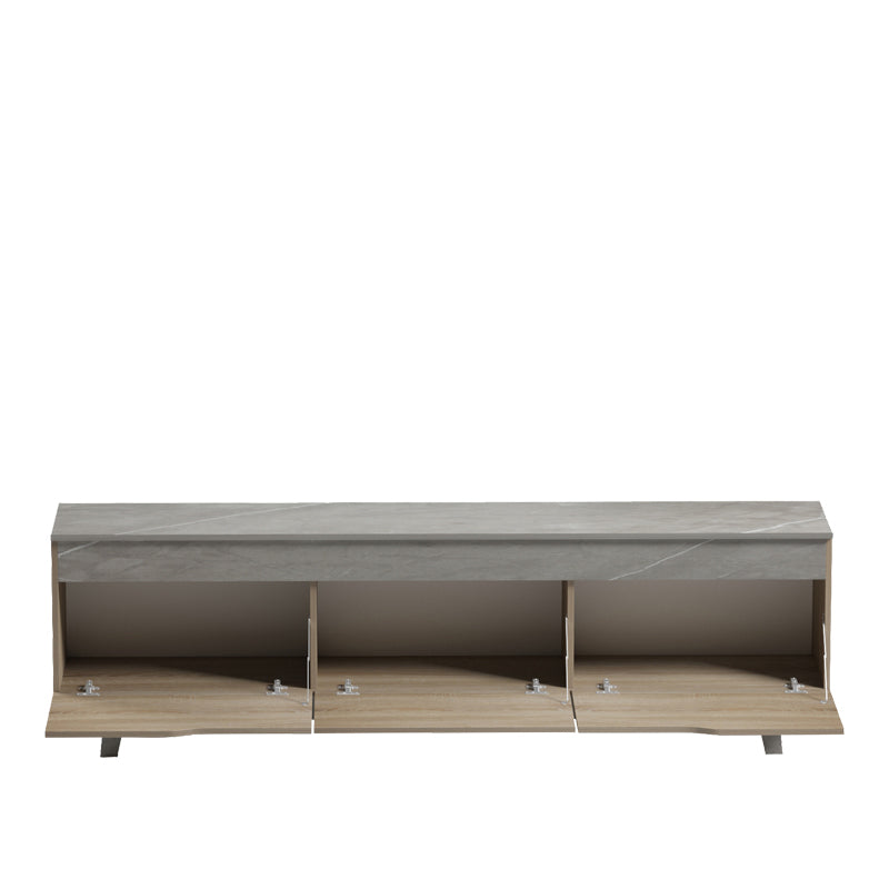 Έπιπλο τηλεόρασης Kasandra μπεζ μαρμάρου-sonoma 180x35x48.5εκ
