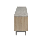 Έπιπλο τηλεόρασης Kasandra μπεζ μαρμάρου-sonoma 180x35x48.5εκ