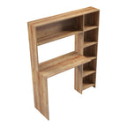 Γραφείο με βιβλιοθήκη Janson oak 113.2x40x141.8εκ