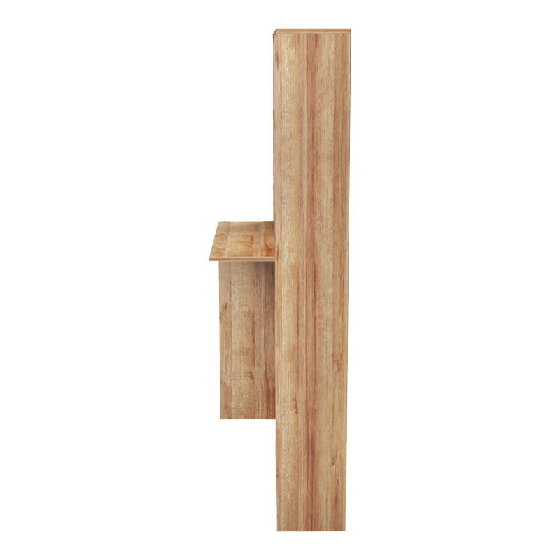 Γραφείο με βιβλιοθήκη Janson oak 113.2x40x141.8εκ