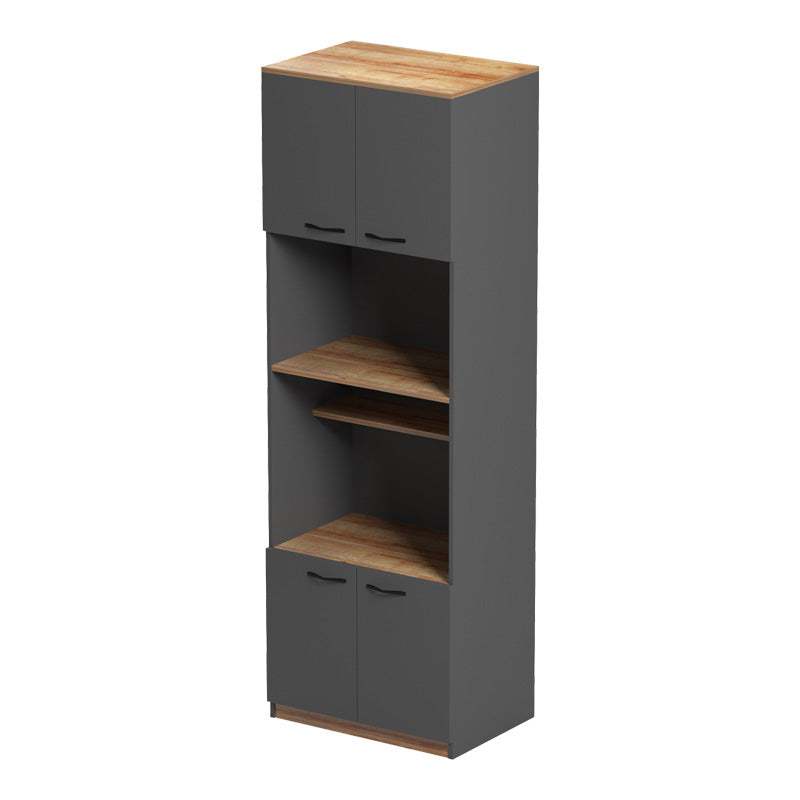 Ντουλάπα κουζίνας Rowan σε ανθρακί-oak απόχρωση 60x42x182εκ