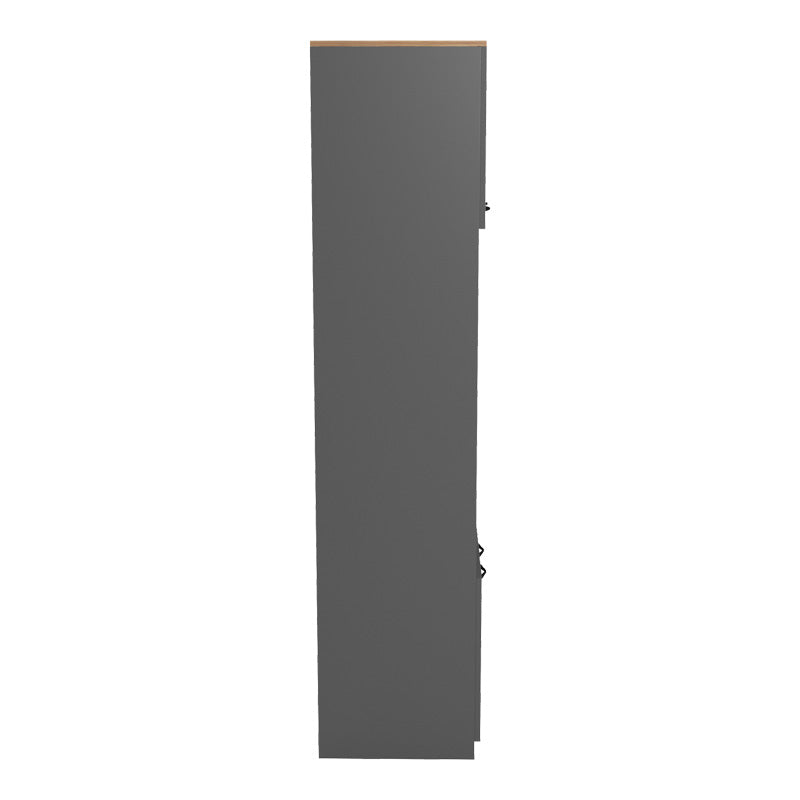 Ντουλάπα κουζίνας Rowan σε ανθρακί-oak απόχρωση 60x42x182εκ