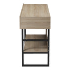 Κονσόλα Vien σε sonoma-μαύρη απόχρωση 139x43x75.5εκ