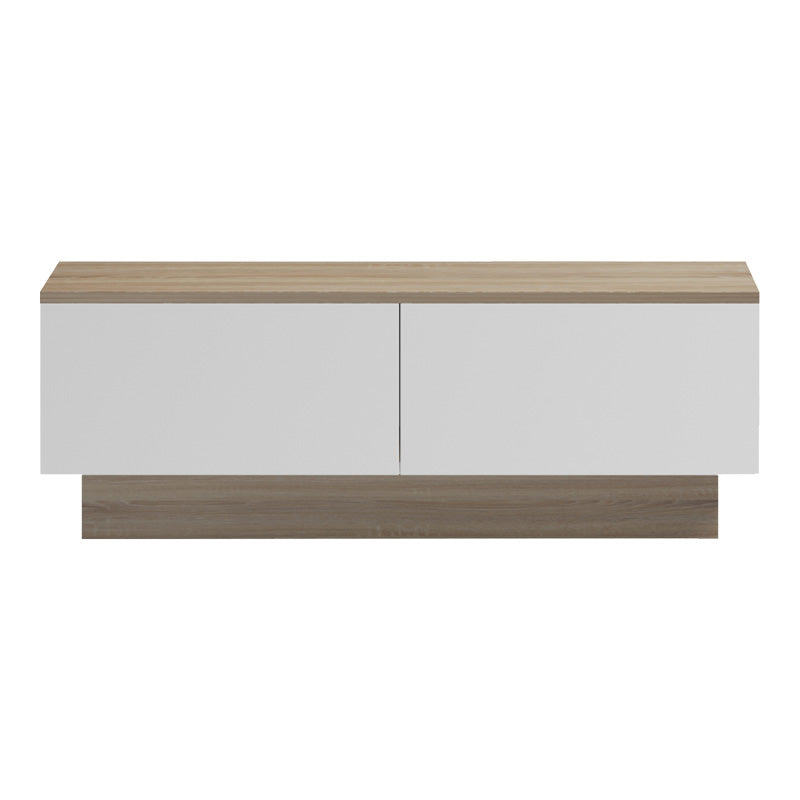 Τραπέζι σαλονιού Winey σε sonoma-λευκή απόχρωση 90x60x31.5εκ
