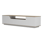 Έπιπλο τηλεόρασης Winey σε sonoma-λευκή απόχρωση 180x44.5x44.5εκ