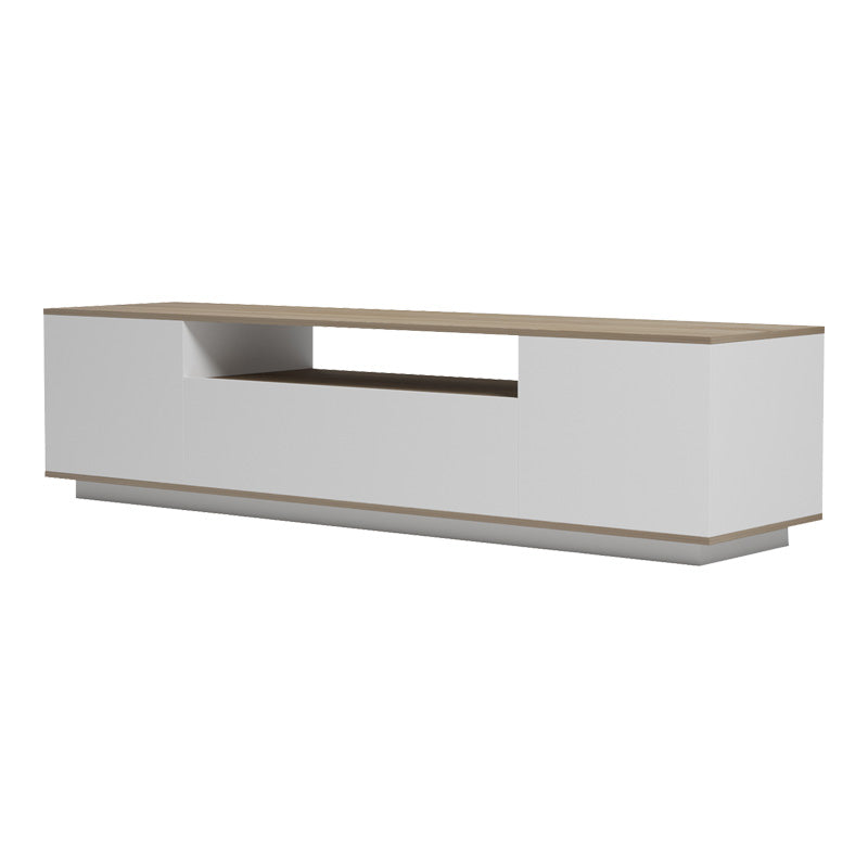 Έπιπλο τηλεόρασης Winey σε sonoma-λευκή απόχρωση 180x44.5x44.5εκ