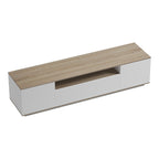 Έπιπλο τηλεόρασης Winey σε sonoma-λευκή απόχρωση 180x44.5x44.5εκ